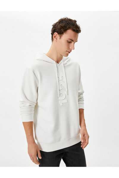 Koton Φούτερ με κουκούλα Ατατούρκ Ειδική για την 100η επέτειο