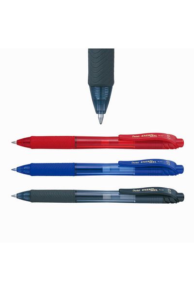 Pentel Energel 0.7 mm Push Blue Gel Pen - Bl107C