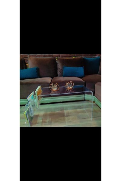 Home Şeffaf pleksi gazetelikli sehpa