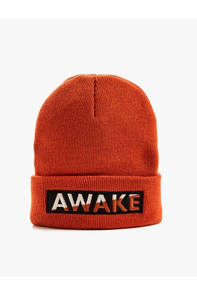 Koton Slogan Printed Beret