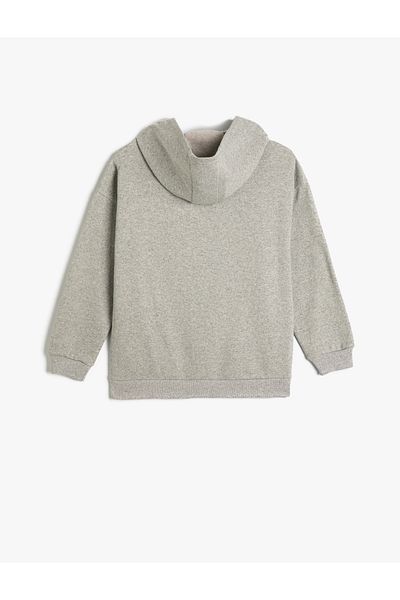 Koton Kapuzenpullover mit Skateboard-Motiv, langärmeliges Band