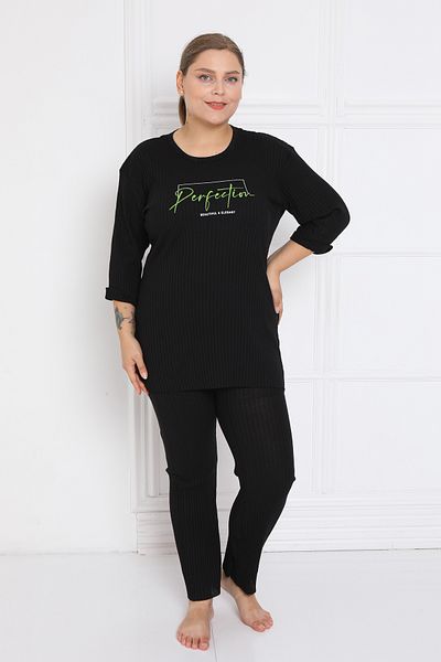 sleeproom Ribbed Camisole Cotton Spanish Leg New Season Plus Size Home Wear
