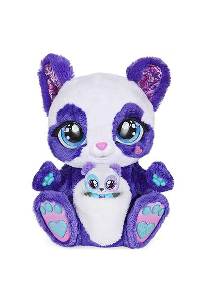 TOYFEST لعبة Peek - A - Roo Mystery Baby التفاعلية الباندا-Roo القطيفة