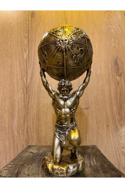 Ephesus Hediyelik Atlas Heykel Biblo 30cm