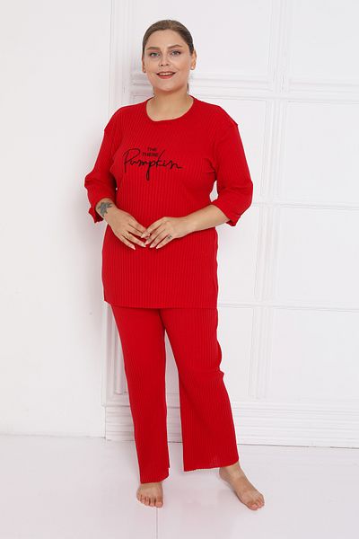 FAMES PİJAMA Camisole cu nervuri Bumbac Picior spaniol Noul sezon Mărime mare Îmbrăcăminte pentru casă