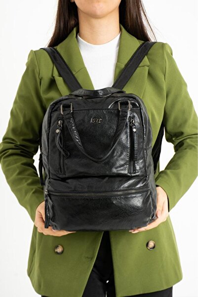 Baginn Y.S. Koža Retro Ženska Ranac Multi Sa džepovima Funkcionalna Upotreba ...