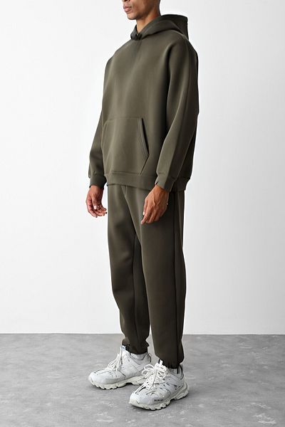 ruNadeS Men's Relax Fit Cotton Warm Winter Tracksuit Set.