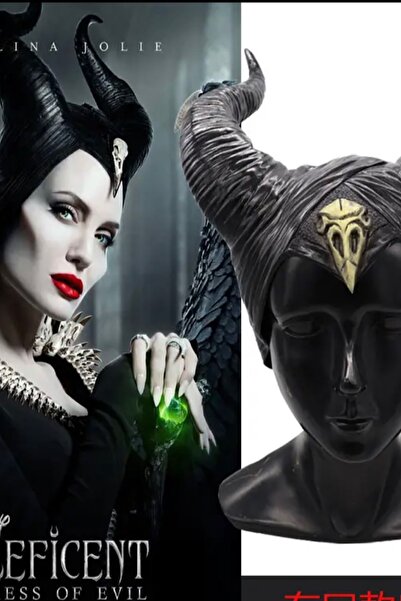 Giraffe Halloween Party Maske Maleficent Malefiz Cadılar Bayramı Korku Maskes...