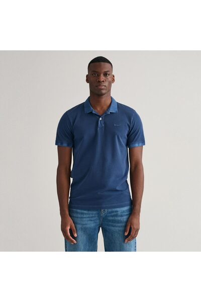 Gant Erkek Mavi Regular Fit Polo