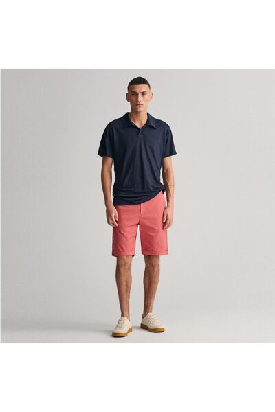 Gant Erkek Kırmızı Regular Fit Şort