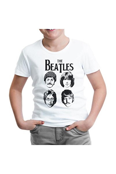 Lord T-Shirt تيشيرت البيتلز 3 للأطفال باللون الأبيض