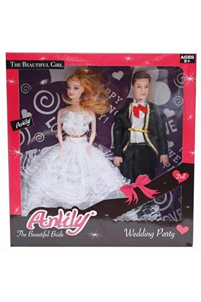 kapsulavm Bride and Groom Doll Set