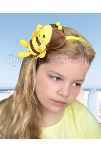 Queen Nelly Coroană de albine de pluș, importată, de lux, drăguță, în mișcare...