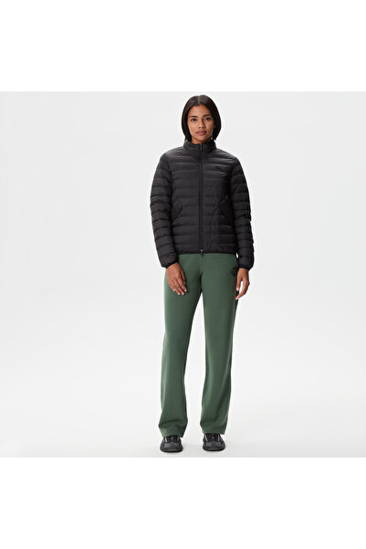 Lacoste Kadın Dik Yaka Kapitone Siyah Mont