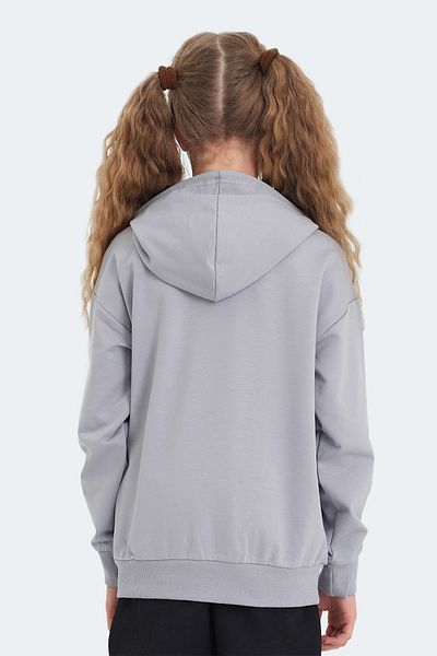 Slazenger Унисекс детски суитшърт LAYO, сив