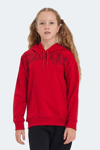 Slazenger Детски унисекс суитшърт LETTO в червено