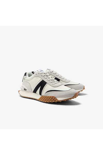 Lacoste حذاء رياضي L-spin Deluxe للرجال باللون البيج