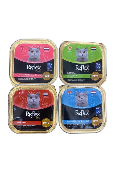Reflex Kedi 4'lü konserve Pate çeşitli Ödül Konserve Maması
