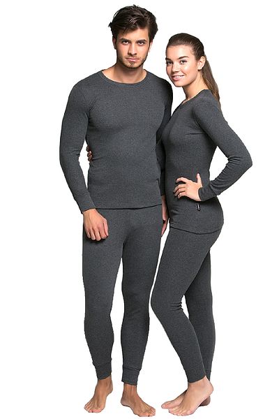 THERMOFORM Σετ εσωρούχων Artica Unisex Anthracite Thermal