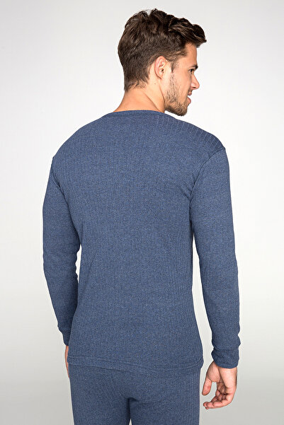 THERMOFORM Soft Unisex Uzun Kol Fanila Lacivert