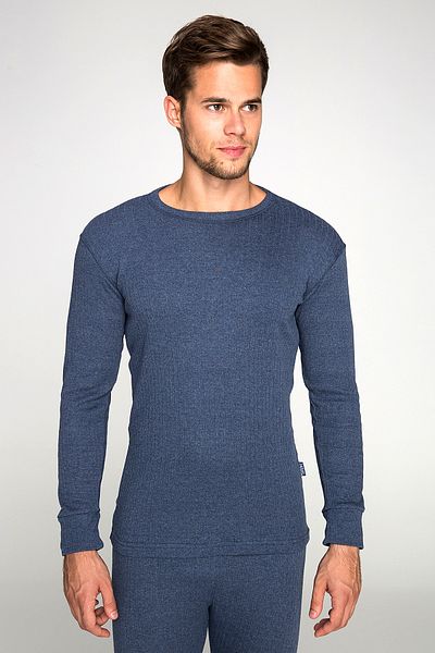 THERMOFORM Μαλακό Unisex μακρυμάνικο εσώρουχο Navy Blue
