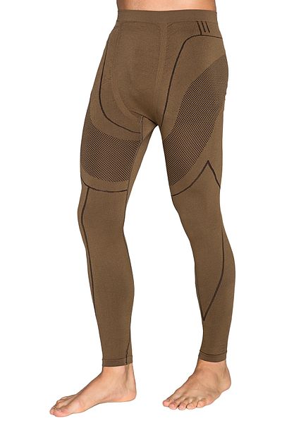 THERMOFORM Ανδρικά εσώρουχα χωρίς ραφές Thermal Bottom Καφέ