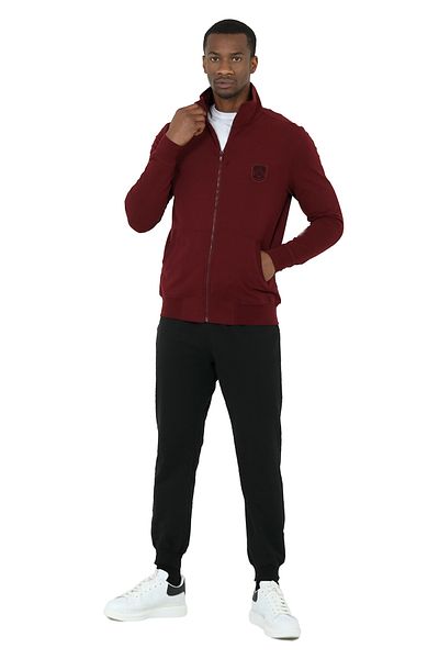 Damat Burgundy Groom Tracksuit Set