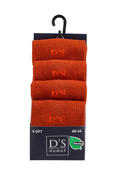 D'S Damat Мъжки бамбукови чорапи Ds Groom, 4 броя, плочки