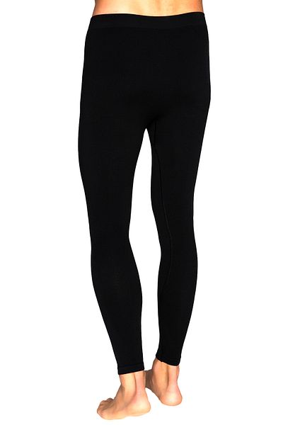 THERMOFORM Ανδρικό θερμικό καλσόν Ultimate Merino χωρίς ραφή μαύρο