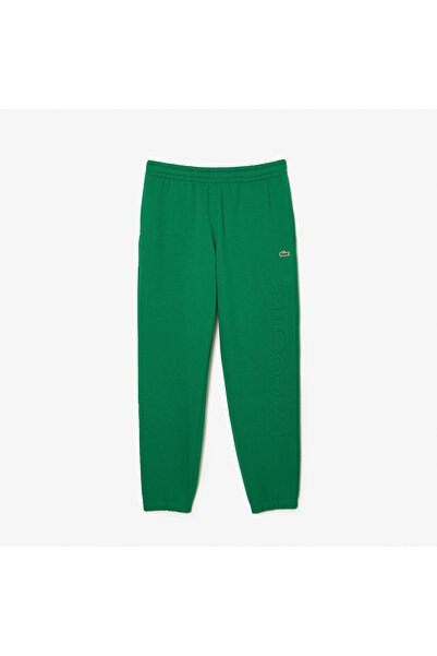 Lacoste Erkek Regular Fit Baskılı Yeşil Eşofman Altı