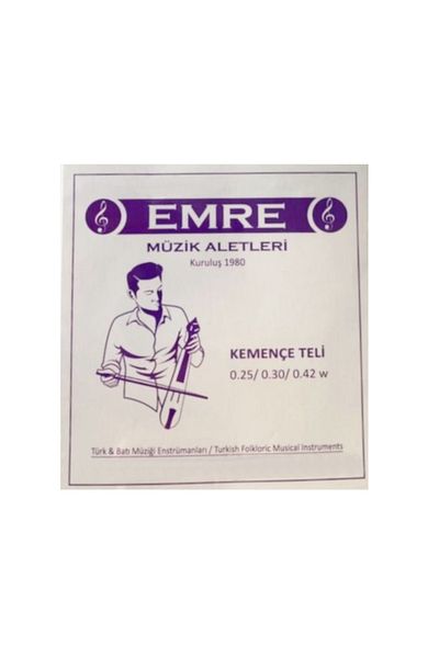 Emre 025 - 030 - 042 Kemenç Set Wire - Kemenç Wire with Knob