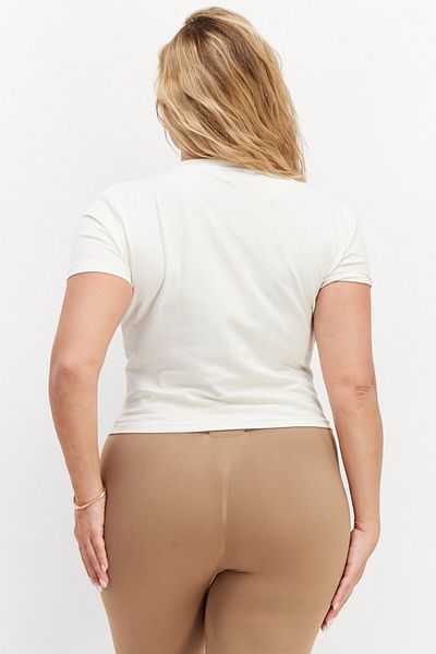 Ellesse Women Sportswear Fit Short Sleeve Training Top, Off White
