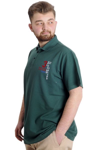 ModeXL Ανδρικό T-shirt Mode Xl Large Size Polo Captain 23338 Nefti