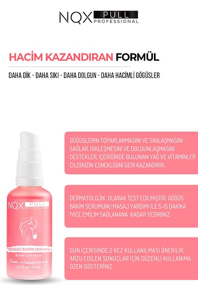 NQX PULL A.f.r.o.d.i.z.y.a.k. مصل العناية المساعدة مع جلسة - تكبير ورفع الثدي E50g