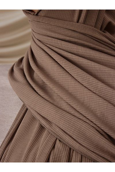 Femple Modest Μικρό σχέδιο Bamboo Jerzi Hijab - Για Μουσουλμάνες Γυναίκες