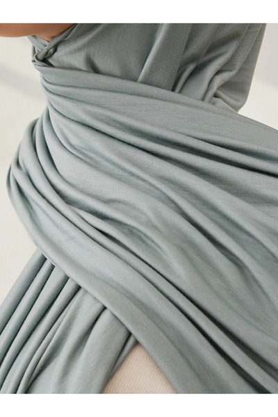 Femple Modest Σάλι Ζέρσεϊ Premium Mint Colored - Hijab 180x70 cm