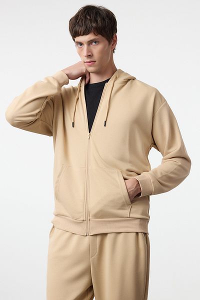 Trendyol Collection Σετ αθλητικής φόρμας Oversize Hooded Basic - TMNAW25EM00000