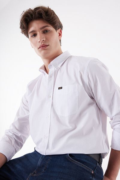 Lee Long Sleeve 100% Cotton Regular Fit Shirt
