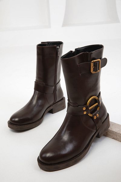 SOHO Women's Brown Boots & Booties - 19743 Model