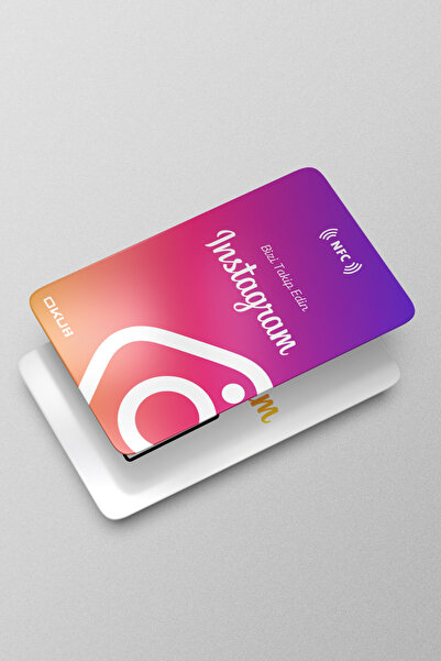 tecrübe bilişim Instagram Yorum Kart NFC & QR Destekli Kart