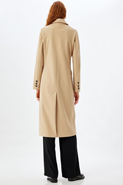 Koton 5WAK00265EW Μοντέλο Μπεζ Γυναικείο Παλτό