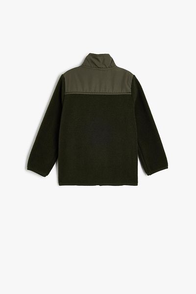 Koton Khaki mikina pro chlapečka 5Wmb10016Tk