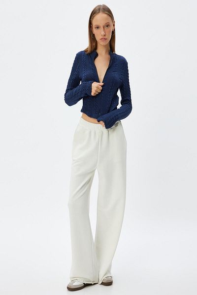 Koton Young Navy Blue Cardigan - 5Wal90032Ik