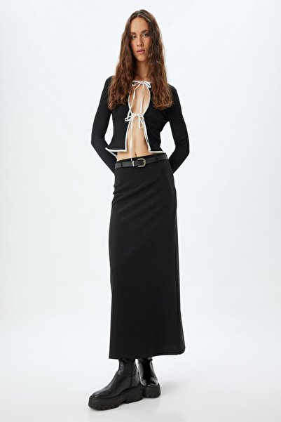 Koton Young Black Cardigan - 5WAL90027IK