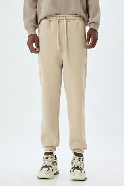 Koton Μπεζ ανδρική φούτερ για ενήλικες 5WAM40011MK