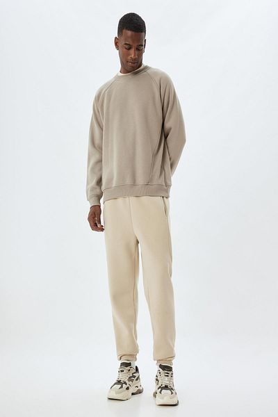 Koton Beige Herren-Jogginghose für Erwachsene 5WAM40011MK