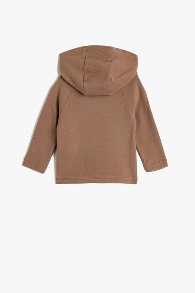 Koton Brown Baby Boy Sweatshirt 5Wmb10199Tk