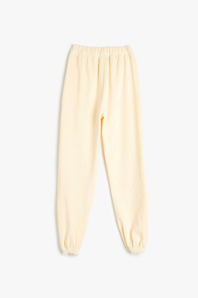 Koton Ecru Girl's Sweatpants 5Wkg40096Ak
