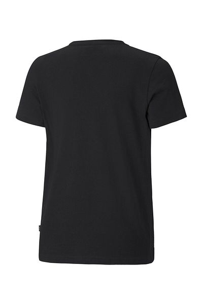 Puma Boys' T-Shirt - Cotton, plain, logo print, round neck