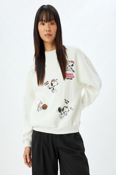 Koton Young Ecru Sweatshirt - 5Wal10637Ik